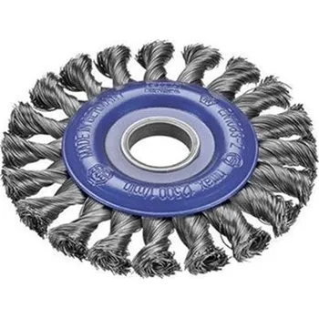 Drátěný kartáč Osborn 9502626301 - Kartáč drátěný kotoučový pr. 115 mm šíře 6 mm otvor pr. 22,2 mm, copový ocelový drát pr. 0,35 mm Superior