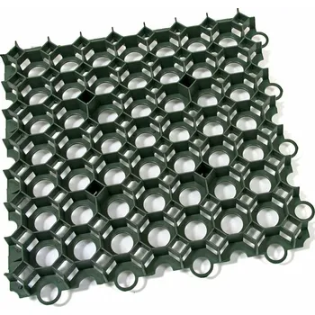 Venkovní dlažba Zelená plastová zatravňovací dlažba FLOMA Stella Green - 50 x 50 x 4 cm (81111210) FLOMAT