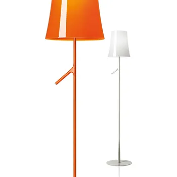 Lampička Foscarini Birdie Lettura LED stojací lampa bílá - výška stínidla 29 cm, délka přívodního kabelu 165 cm LED 8,4 W celkem - Doprava zdarma