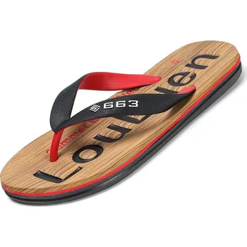 Pánské pantofle Žabky JTLine Lou Luen, červené Velikost: 42