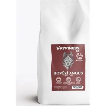 Krmivo pro psa HAPPINESS Grain Free Adult - hovězí Angus s batáty a mrkví 2kg