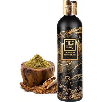 Sprchový gel DEDRA Přírodní sprchový gel s glycerinem a Aloe vera, OBSIDIAN BLACK, 320 ml