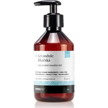 Masážní přípravek DERMAPRO® Levandule lékařská, regenerační masážní olej Objem: 1000ml.