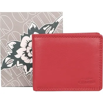 Peněženka Menší kožená peněženka Charro no. 395 červená