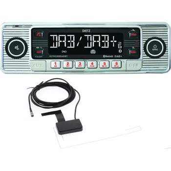 Auto Hi-Fi DIETZ RETRO autorádio USB SD DAB anténa