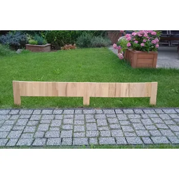 Vyvýšený záhon BIO FLAME Zahradní palisáda 1 m, akátové dřevo