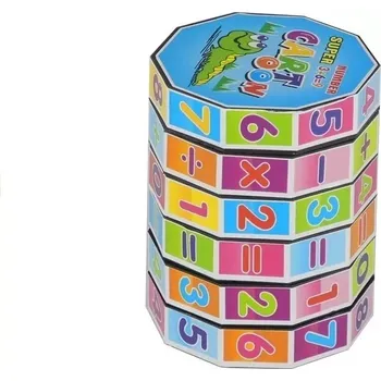 Hlavolam Matematický válec – edukační hlavolam s čísly a symboly