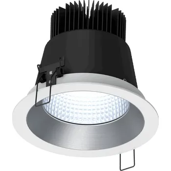 Illuxtron Intenzivní vestavné svítidlo Strada 150 Stmívání: Nestmívatelné, Barva vnější / barva vnitřní: Bílá / Stříbrná, Úhel vyzařování: 45° 85050363EP02 Intenzivní vestavné svítidlo Strada 150