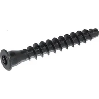 Vrut Vrut do dřeva, konfirmát se zápustnou hlavou, zinek černý, pr. 7 x 70mm, (100ks)