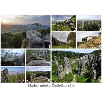 66000088 Pohlednice Skalní města Českého ráje (Český ráj)