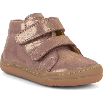 Dívčí tenisky Froddo Barefoot dětské kotníkové boty First Step G2130342-8 Pink/Gold Velikost: 24