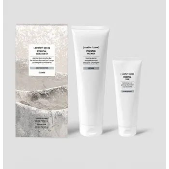 Sprchový gel [ comfort zone ] ESSENTIAL DOUBLE SIZE KIT FACE WASH + SCRUB 300 + 120 ml