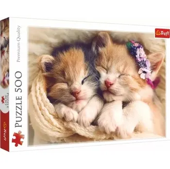 Puzzle Trefl 37271 Spící koťata 500 dílků