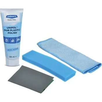 Osborn 1203600001 - Lešticí sada 4 dílná PROfi na akrylové plasty - 1 tuba leštidla, 1 brusný papír, 1 houba, 1 hadřík - Superior