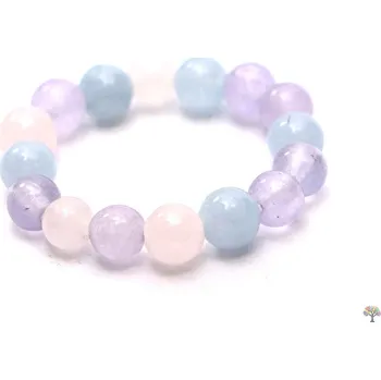 Prsten Magieprirody.cz Prsten Morganit - 4 mm kuličky #8 - Beryl růžový smaragd - z přírodních kamenů