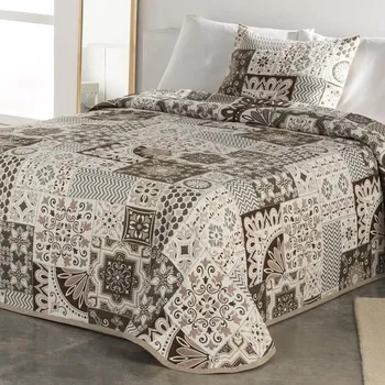 Přehoz na lůžko VIALMAN Přehoz na postel MIA 180 x 270 cm Hnědá