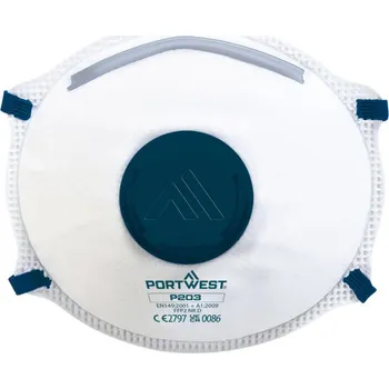 respirátor PORTWEST Respirátor Dolomite P203 FFP2, s ventilkem POR-P203WHR Bílá