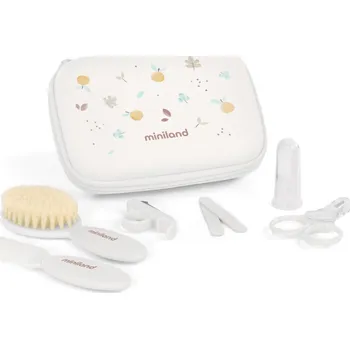 Kosmetická taška Miniland Dětská hygienická sada Valencia krémová