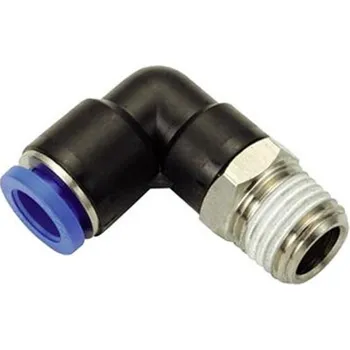 Fitinka PL-128 - Koleno, L-Spojka 90° na hadičku pr. 8 mm s napojovacím závitem G1/2"