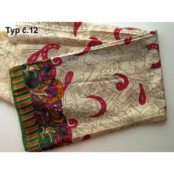 Orientální látka na Sárí, sukně, přehozy, ubrusy,.. Typ č.12