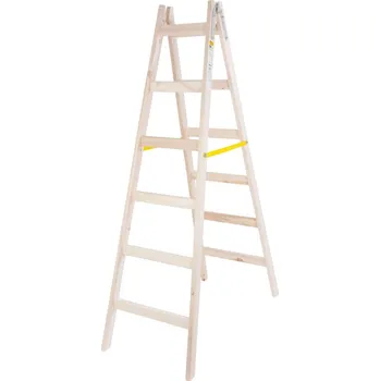 Žebřík Štafle, 1,86 m, 2×6 příček, 150 kg 251418