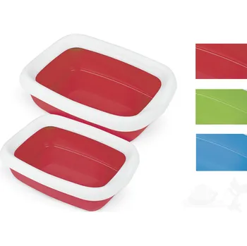 BUBU PETS WC pro kočky BETA SMALL mix barev 43 x 31 x 12 cm