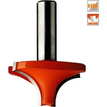Fréza CMT Orange Tools C92759511 - Zaoblovací fréza vydutá na dřevo pr. 31,7x14,0mm HM R=9,5, stopka 12 mm