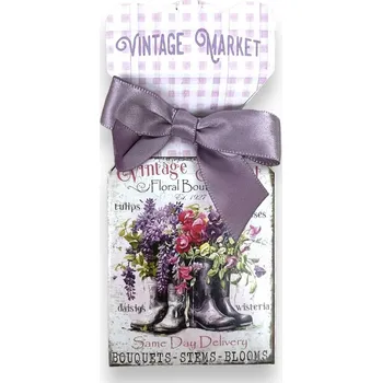 Koupelová kosmetika Soap Mýdlo balené s mašlí 90g - Vintage Market