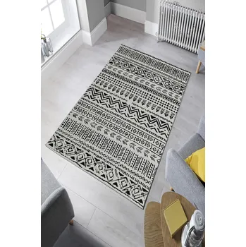 Koberec ASIR Koberec (60 x 100) W1083 šedý s černými vzory