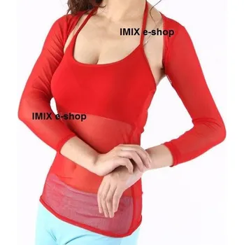 Cyklistické návleky Průsvitné návleky na ruce a paže č.TP042 Sytě červená