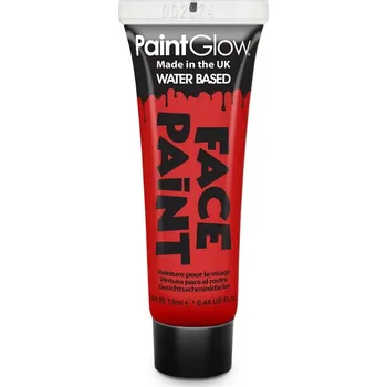 Speciální výtvarná barva Barva na obličej 12 ml - červená "Bright Red"