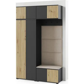 Šatní skříň Předsíňová stěna ROSS 3 Modrá