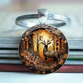 Přívěsek na klíče s jelenem