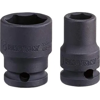 Gola hlavice King Tony 253512M - Hlavice nástrčná - ořech 1/4", 12 mm, 6-ti hranná průmyslová (kovaná), typ 2535M