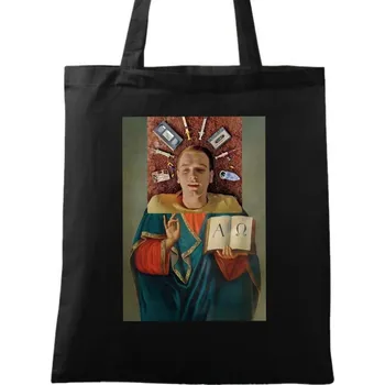 Bavlněná taška Moderní Apoštol (Barva: Černá)