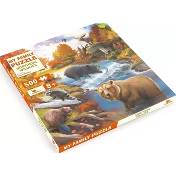 Puzzle Magellan Rodinné Divoká zvěř Severu 500 dílků