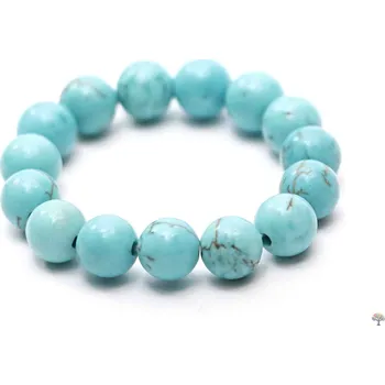 Prsten Magieprirody.cz Prsten Tyrkenit - 4 mm kuličky #30 barvený howlit