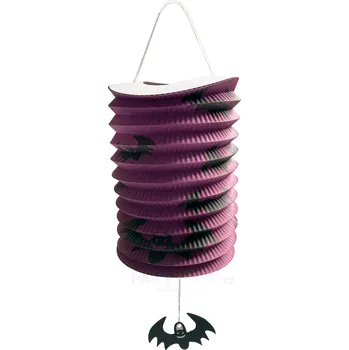 Karnevalový doplněk Lampion fialový netopýr