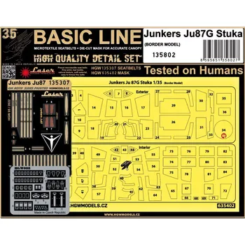Plastikový model HGW 1/35 Junkers Ju 87G Stuka (BORDER) BASIC LINE