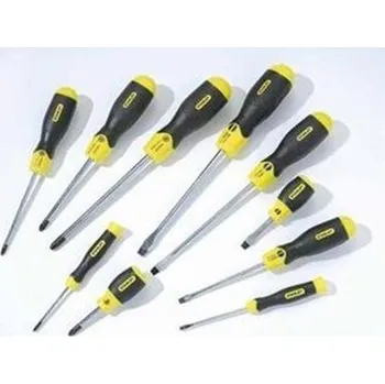 Šroubovák Stanley 2-65-014 - Sada šroubováků CushionGrip v kufříku, 10dílná