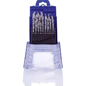 Vrták Heller 293839 - Sada vrtáků do kovu 25-dílná, HSS-Tin 1,0-13,0mm po 0,5mm v plastovém boxu