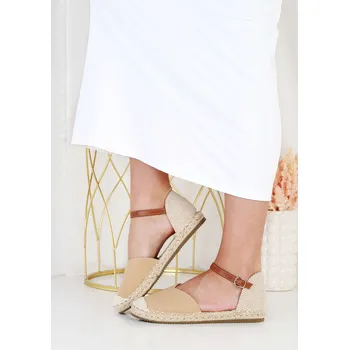 Dámské tenisky Prety Béžové espadrilky Y003-3BE Velikost: 38