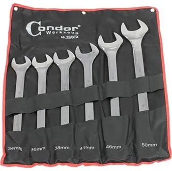 Klíč Triumf 100-02162 - Sada klíčů očkoplochých 6-dílná, 34 - 50 mm, v pouzdře z PVC