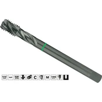 Závitořezný nástroj Ruko 233220VA - Závitník strojní M 22 x 2,5 mm se šroubovicí 35°, HSSE-Co5 VAP, typ 3044, DIN 376 ISO2 (6H)