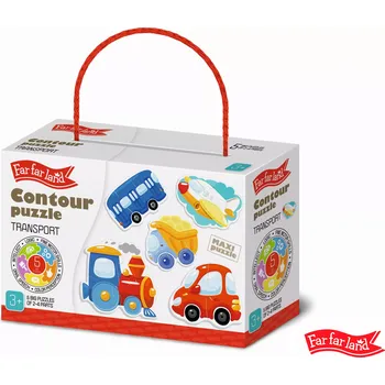 Puzzle Far Far Land obrysové doprava 5 obrázků