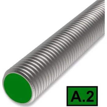Závitová tyč Tyč závitová M16 x 2,0 mm délka 1m, DIN 975 ocel tř. A2 Nerez, INOX