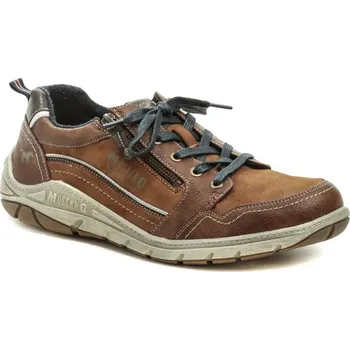 Pánské polobotky Mustang 4140-301-301 kastanie pánské polobotky EU 42 + DÁREK