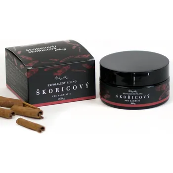 Sprchový gel Exfoliační píling - skořicový - na zahřátí