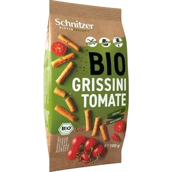 Slaná pochutina Schnitzer Rajčatové grissini 100 g bio