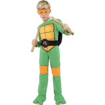 Karnevalový kostým Funiglobal - Kostým Michelangela pro chlapce - Ninja korytnačky - 3-4 years